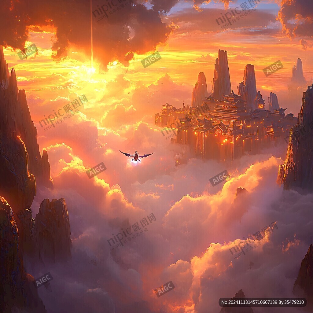 神话风格背景图