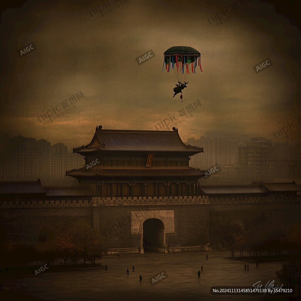 像飞翔的太庙