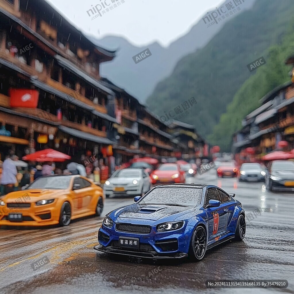 跑车车模