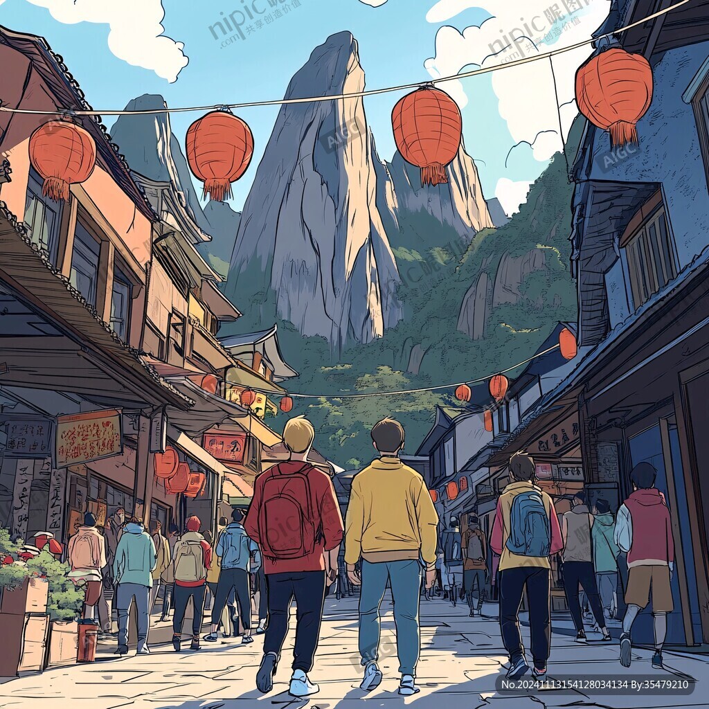 景区插画