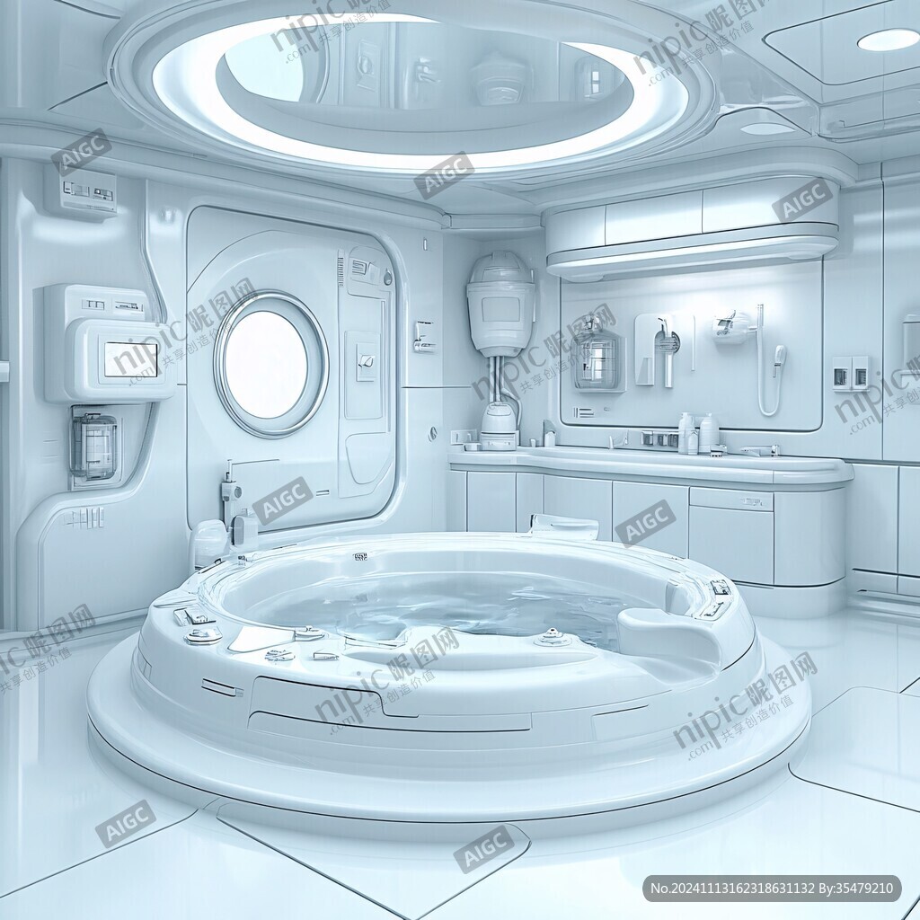 宇宙飞船浴室