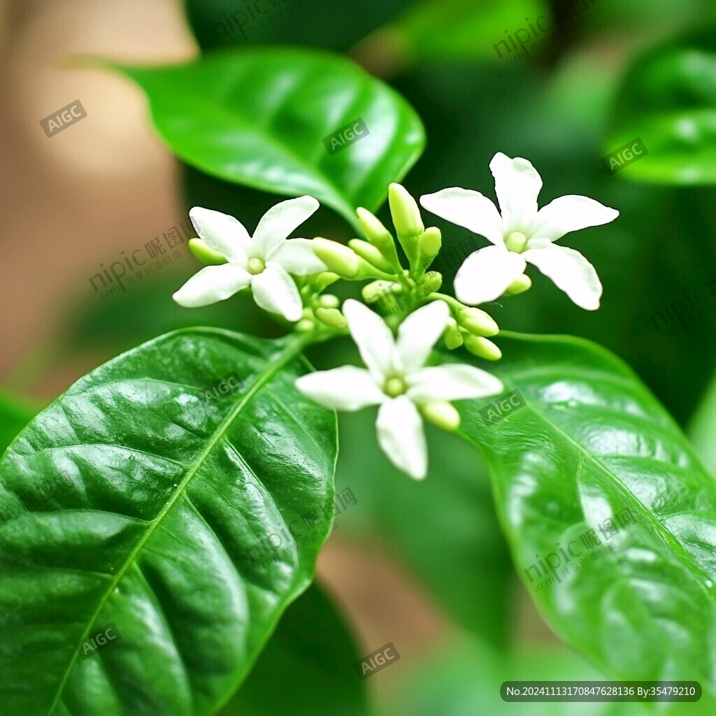 鸳鸯茉莉花开