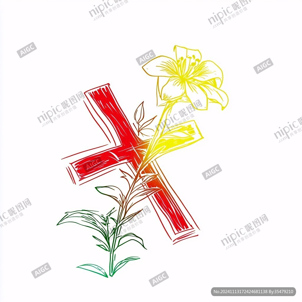 logox花字母花x