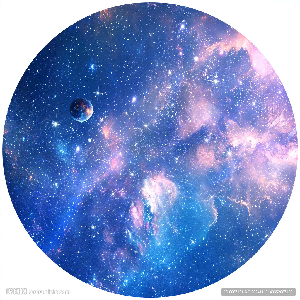 圆形星空软膜天花图