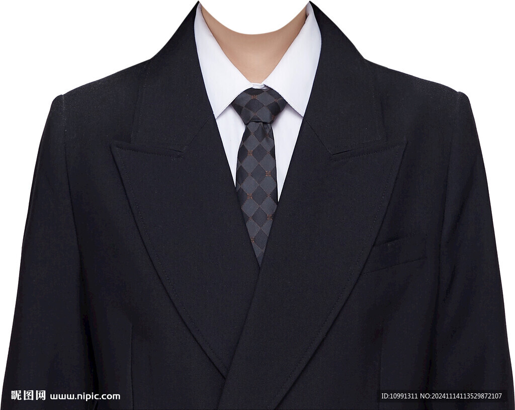 女正装西装证件照衣服素材psd