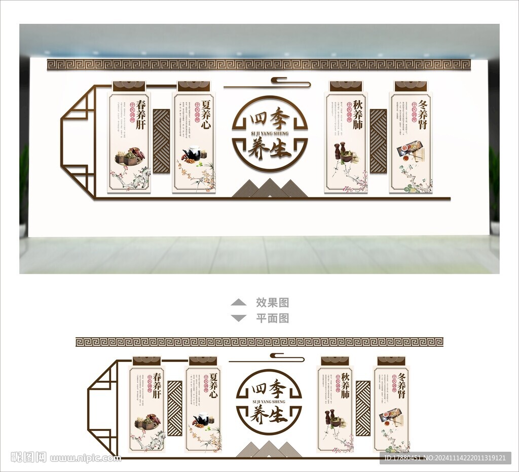 中医养生文化墙