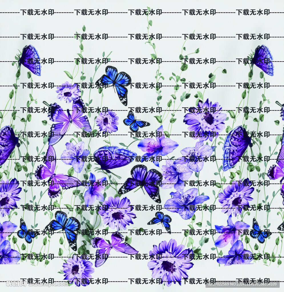 蝴蝶定位花