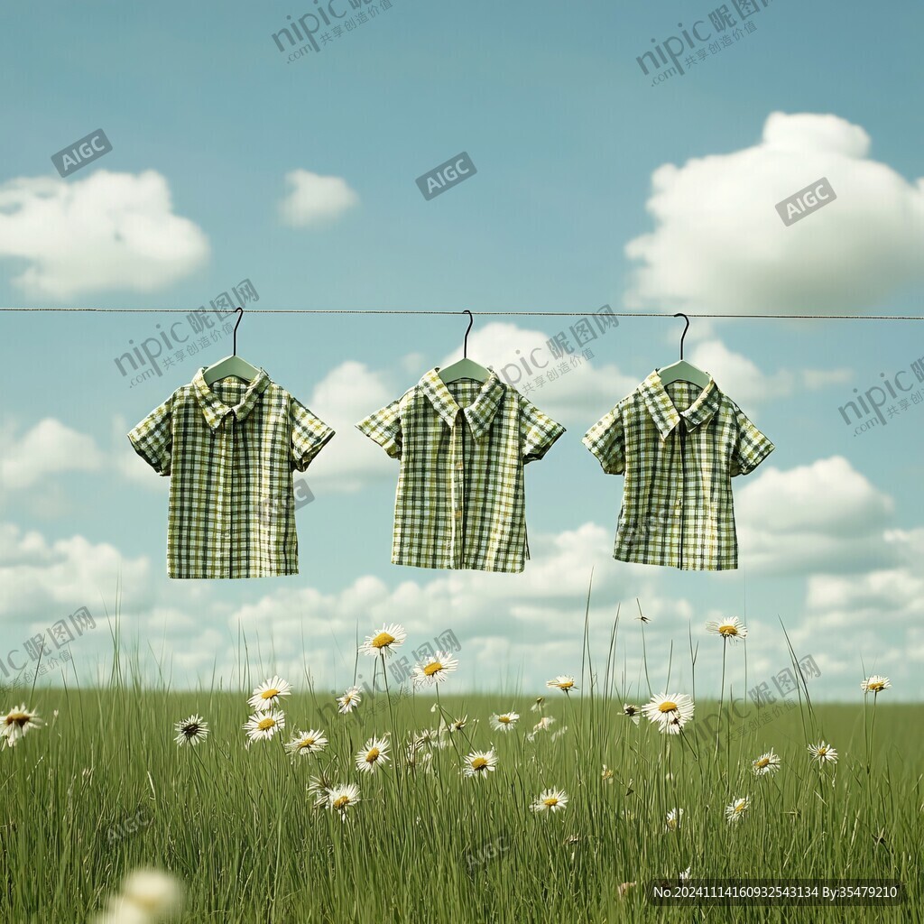 晾晒儿童衣服