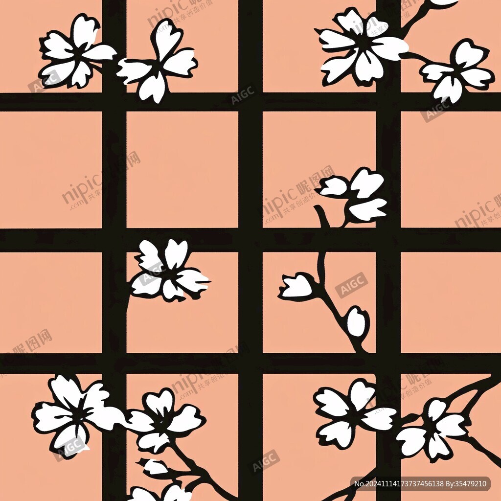 移门图案窗花底纹