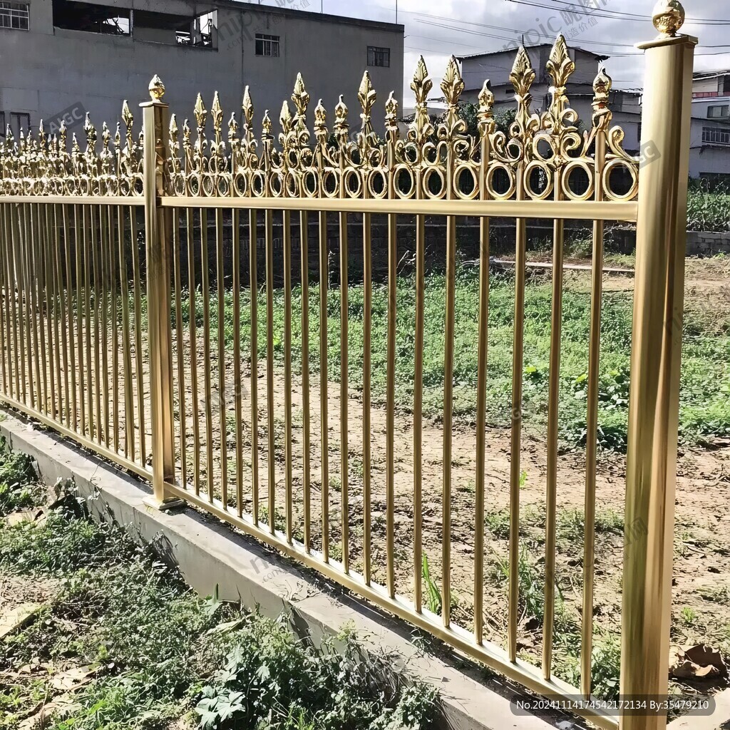金色大门围栏