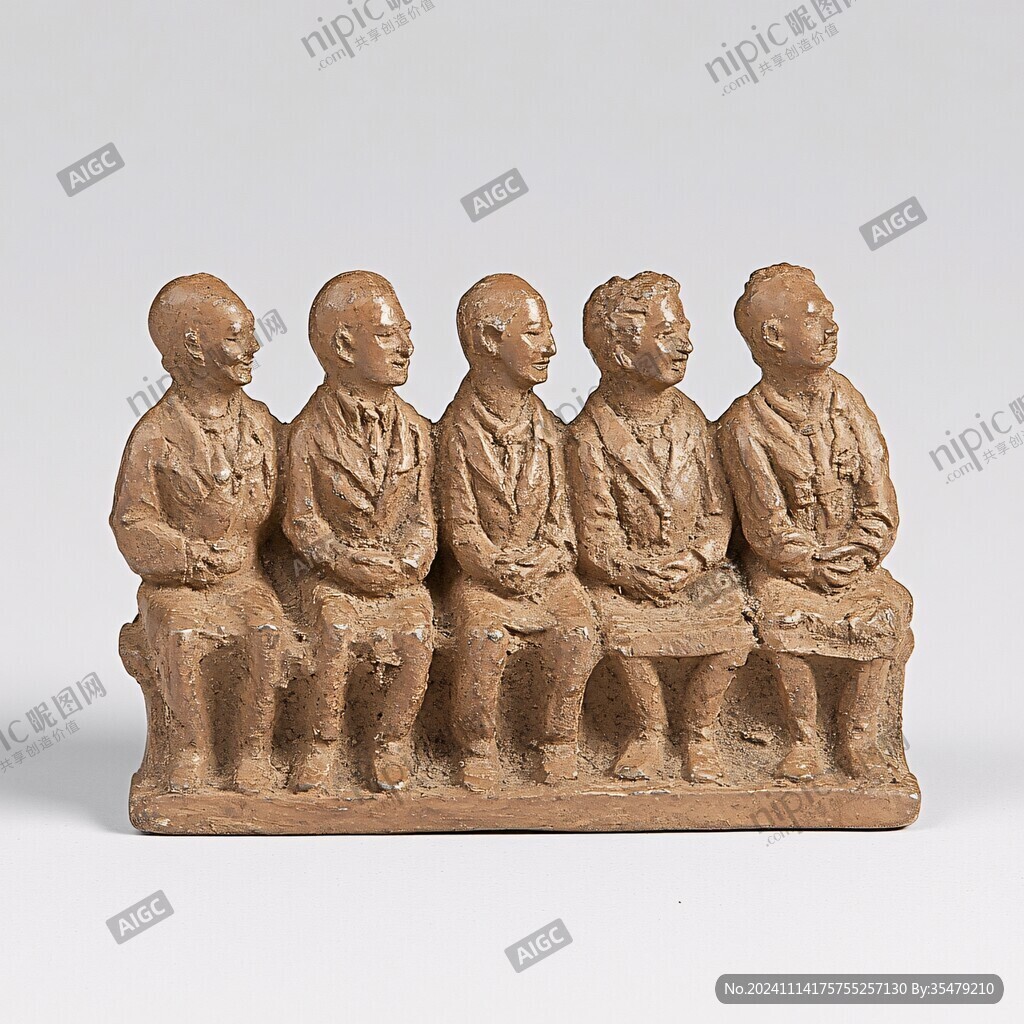 泥塑群像设计