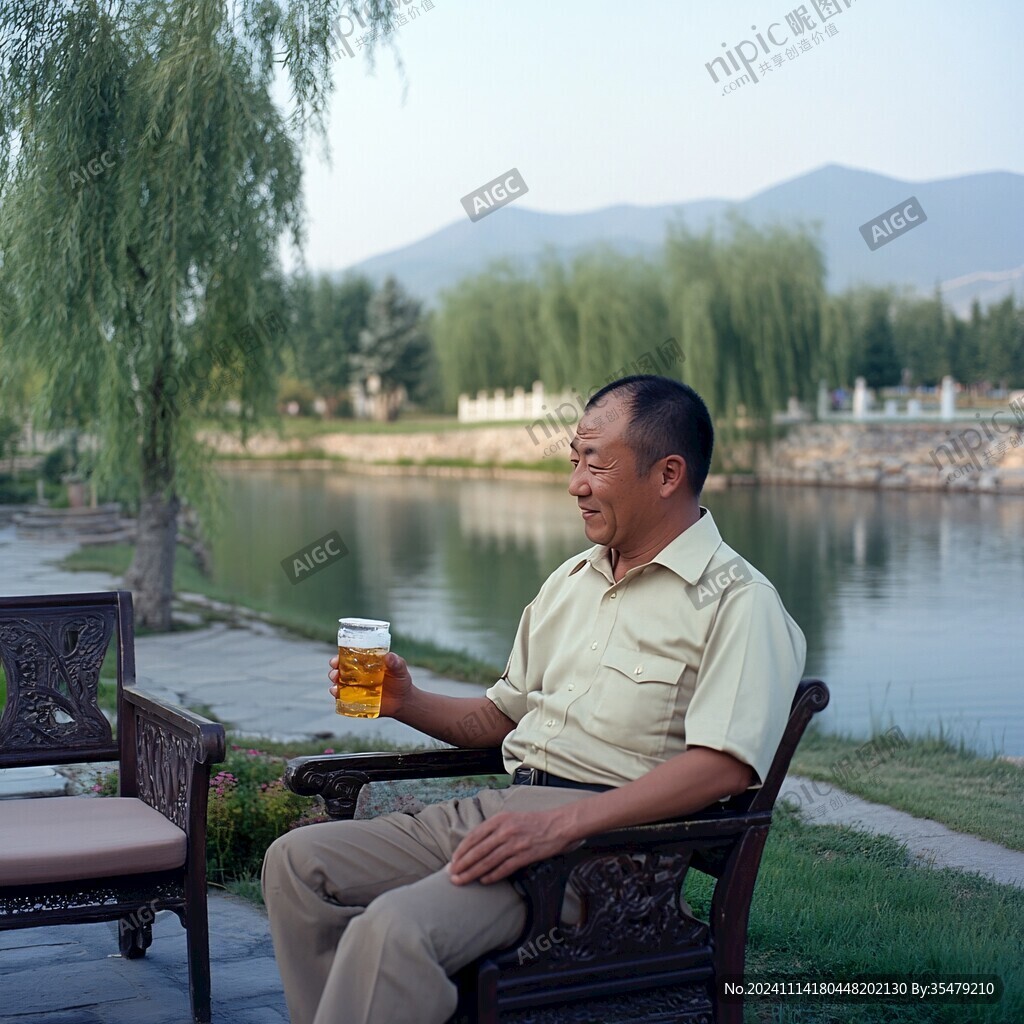 乘凉大伯