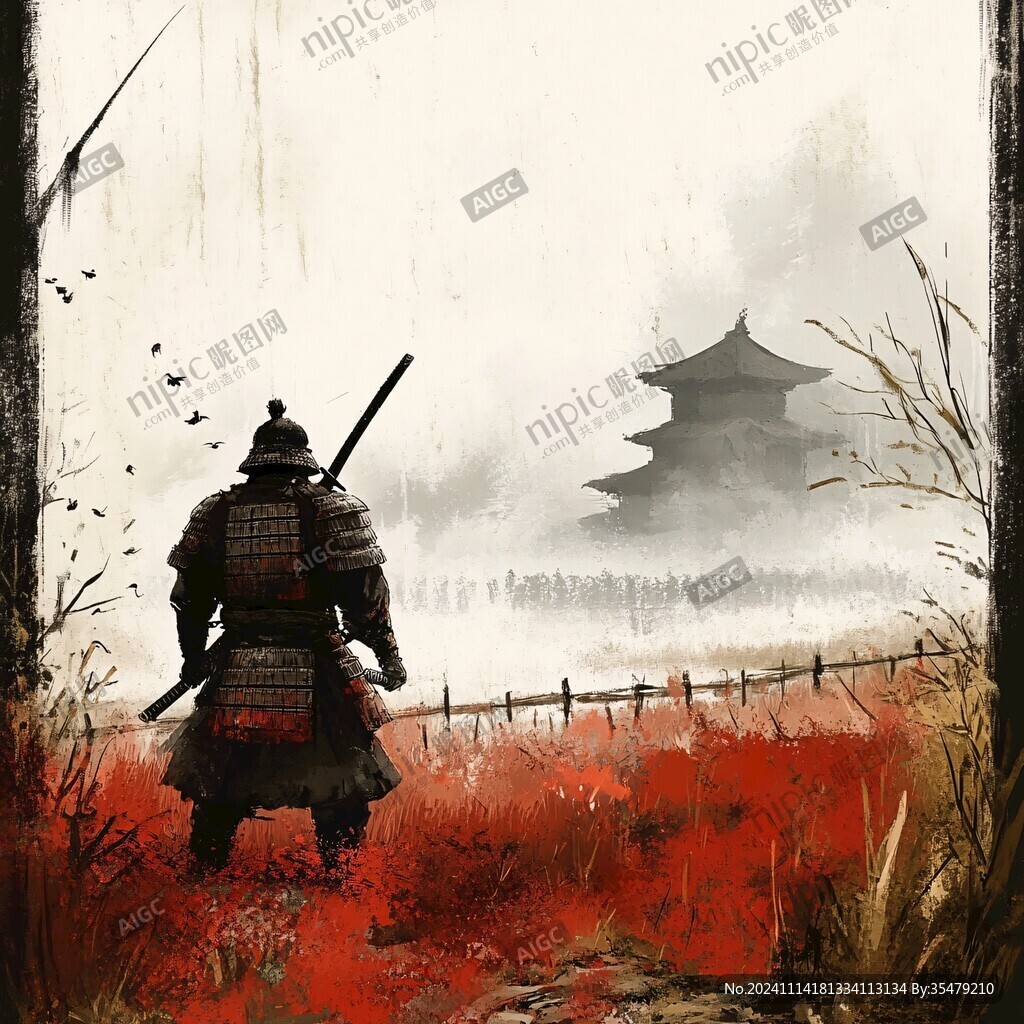 武士插画