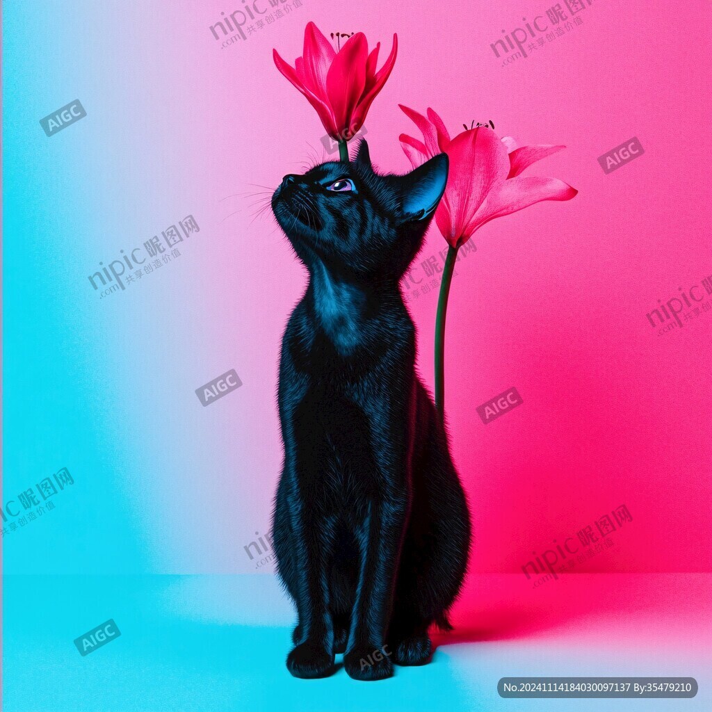 猫咪潮流海报