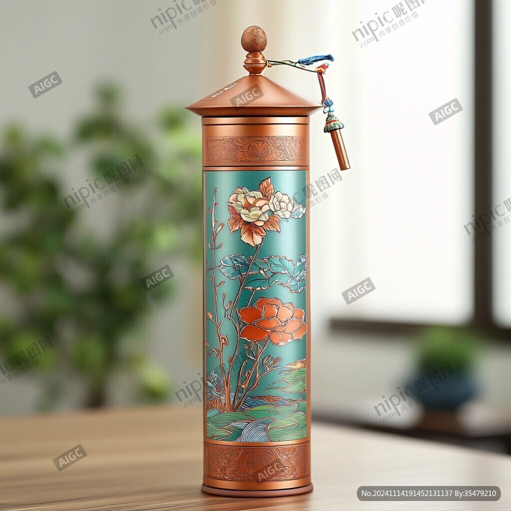 新中式保温杯