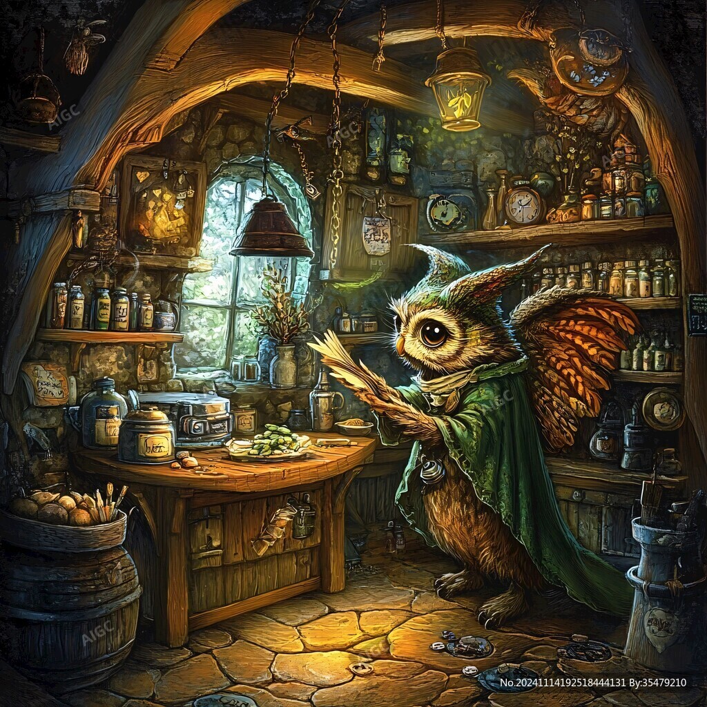 奇幻爱丽斯仙境插画