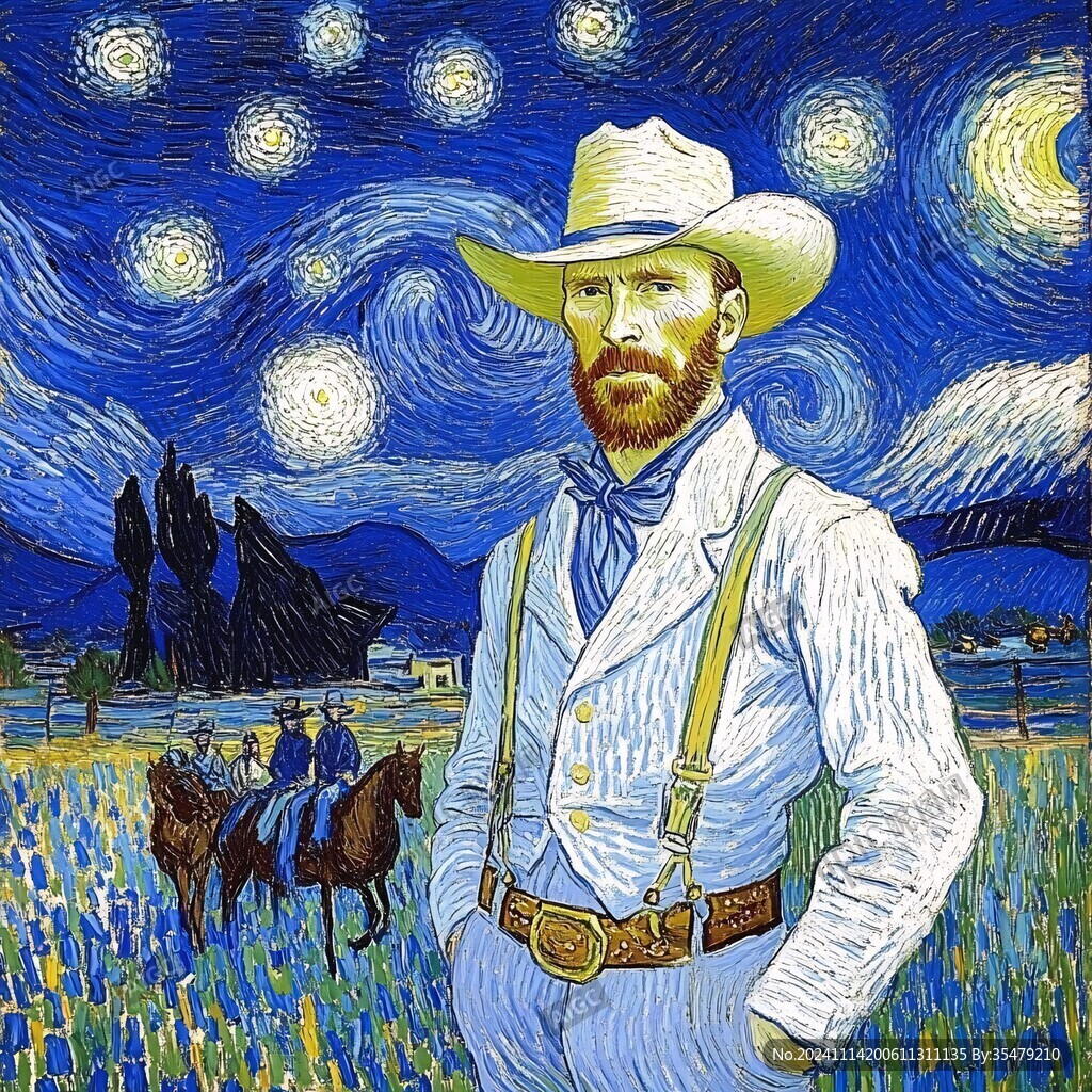 梵高星空画风