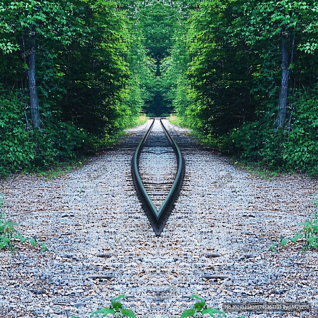 窄轨林间小铁路