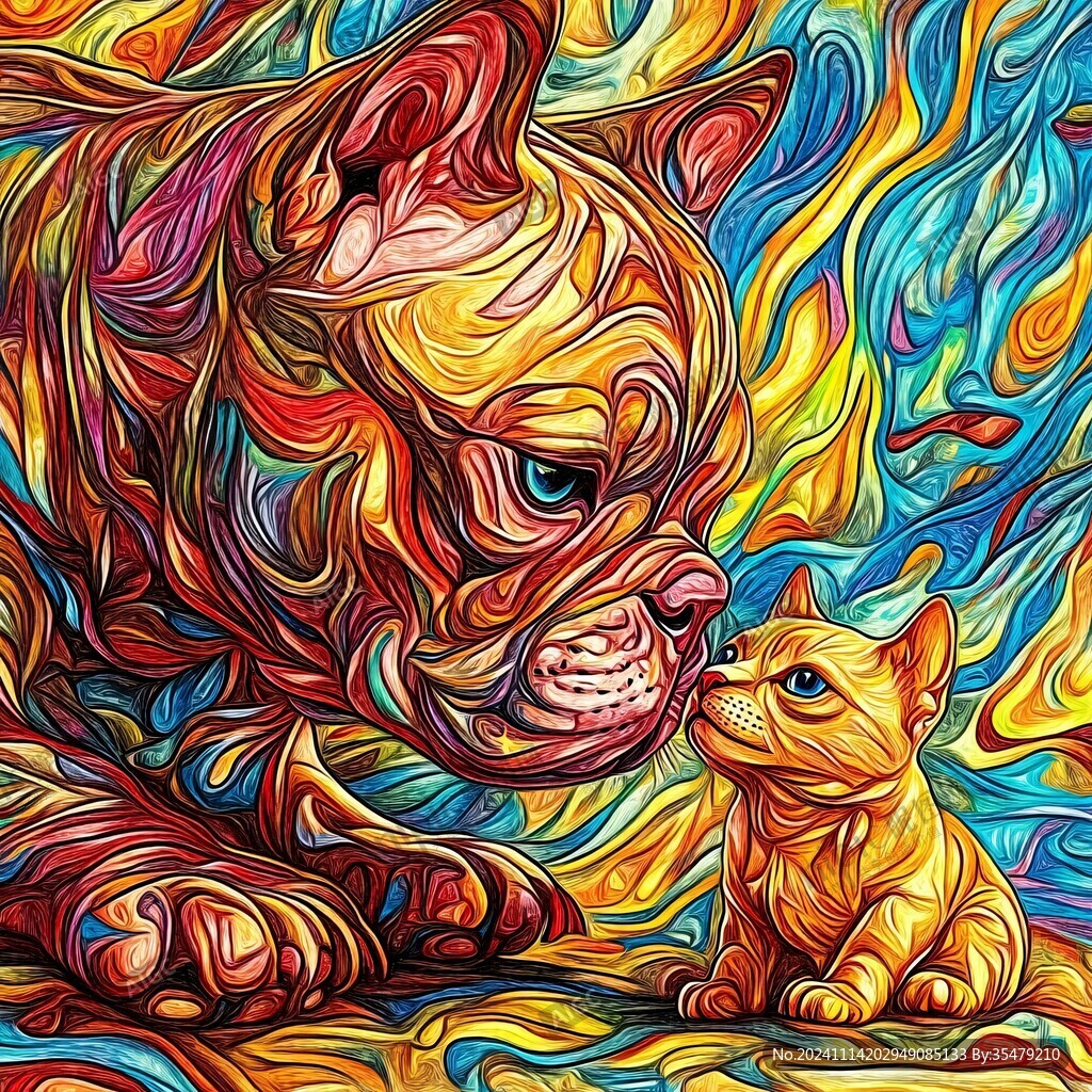 虎系列插画
