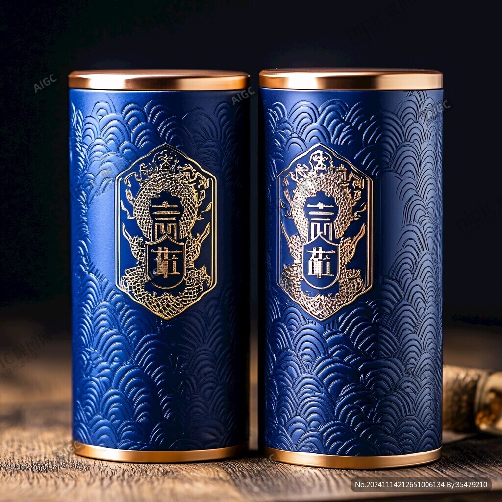 茶叶圆罐设计