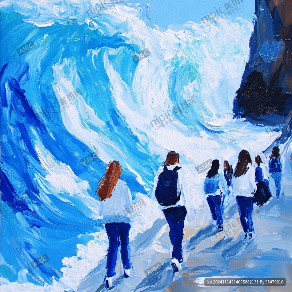 海洋大学插画