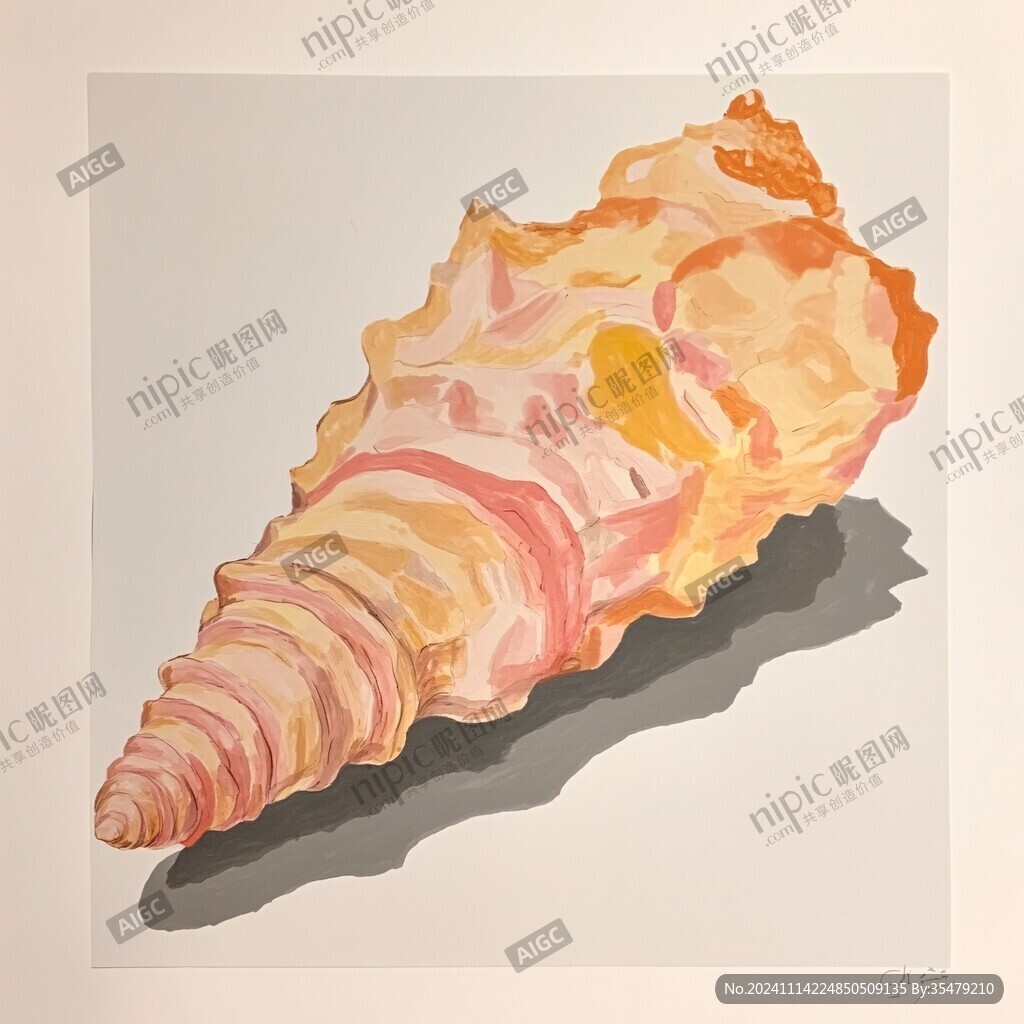 海螺插画