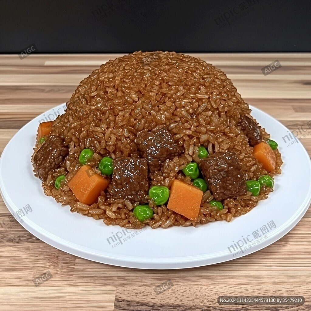 鲍汁叉烧炒饭