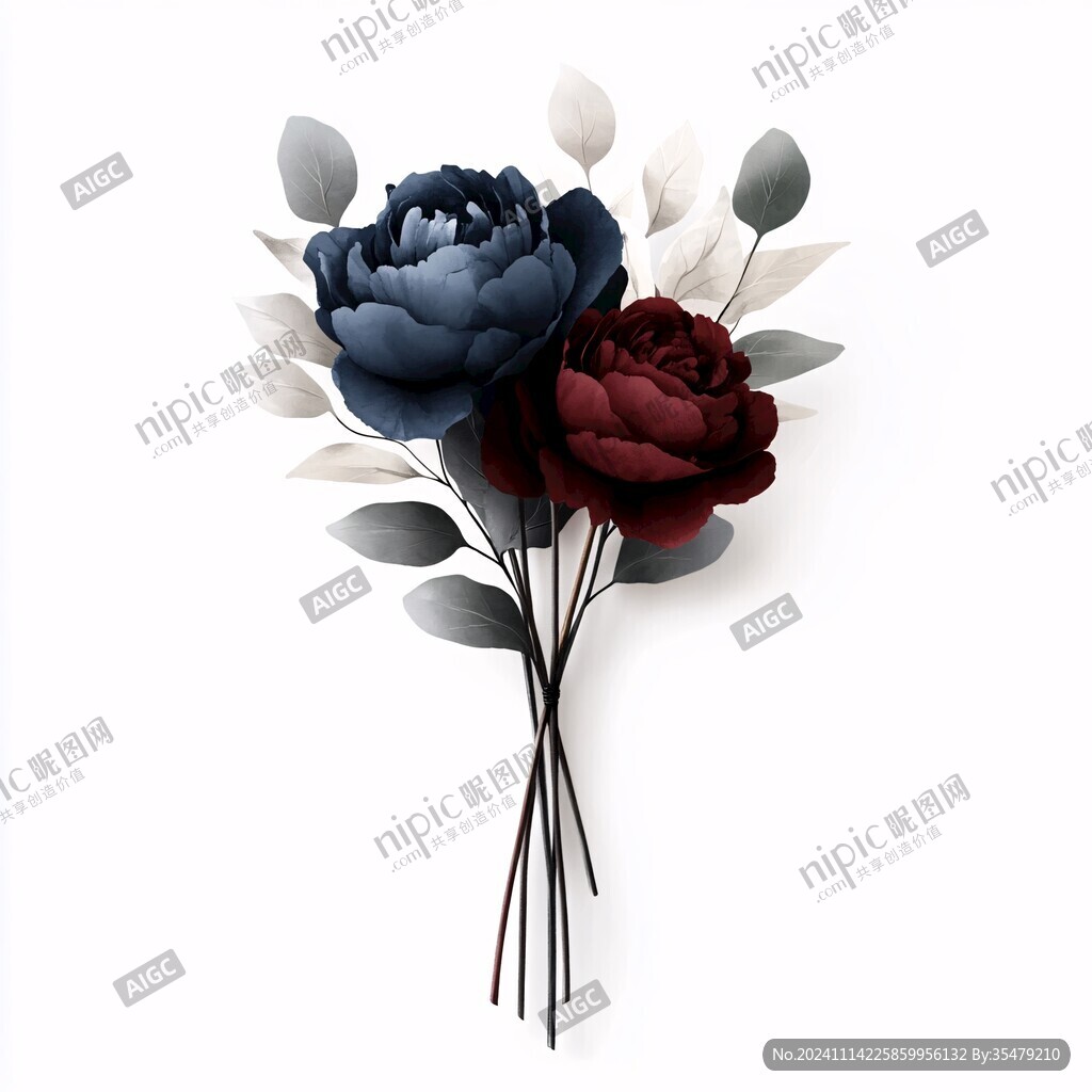 3d简约花