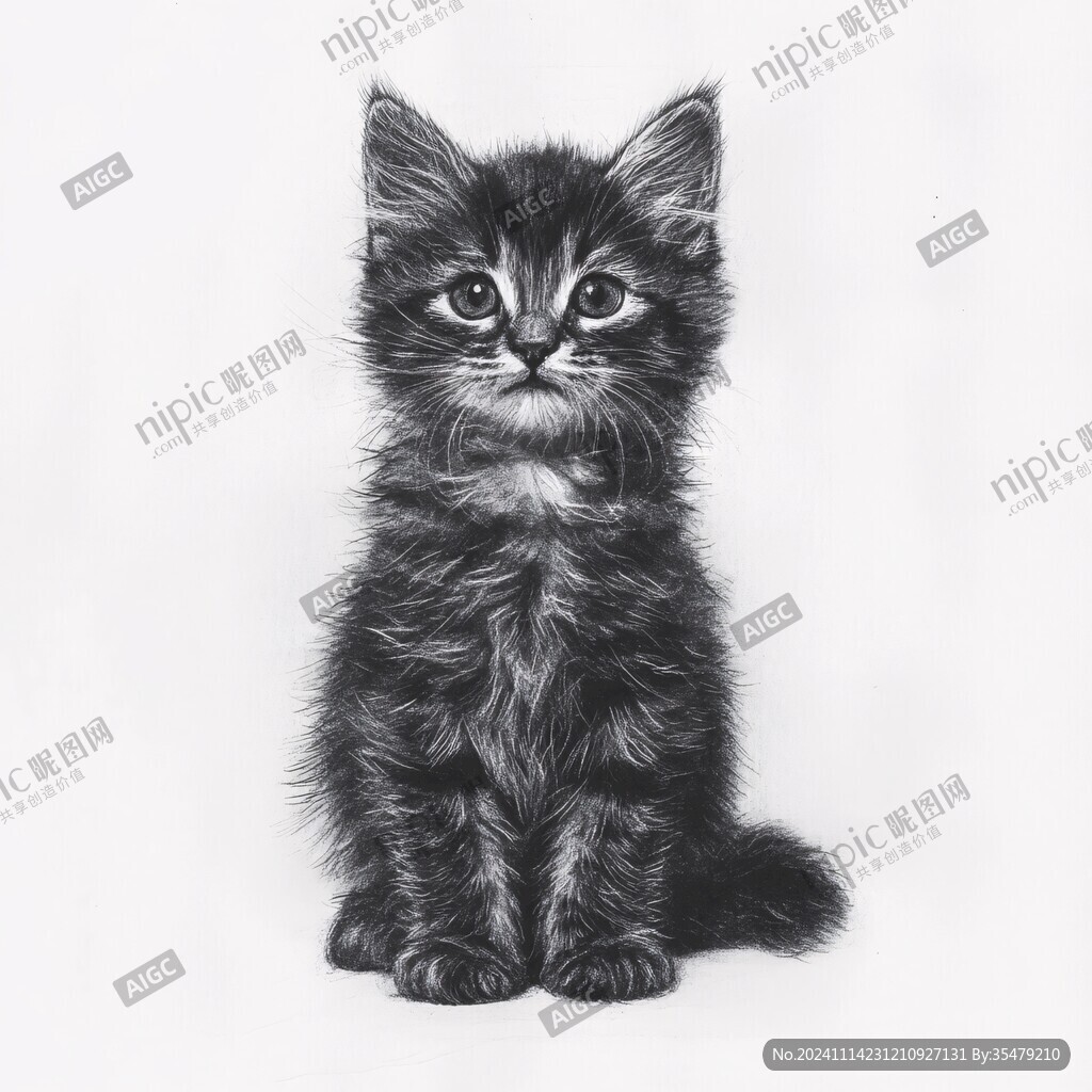 t手绘小猫