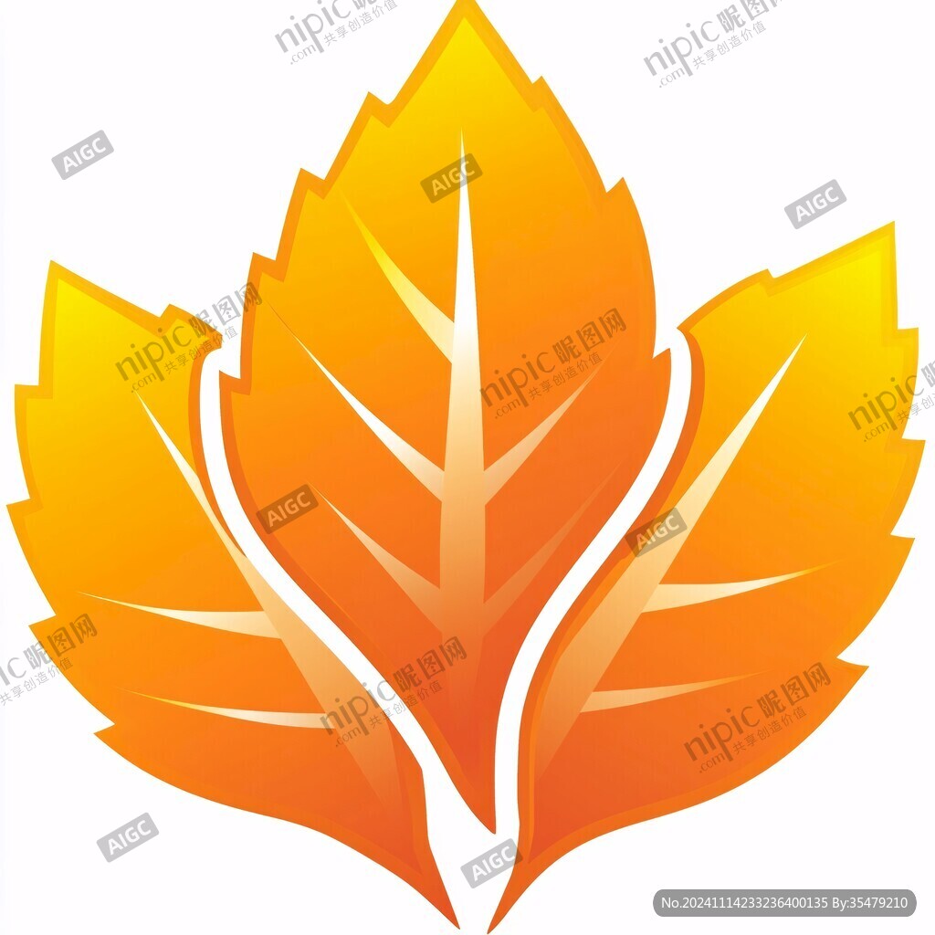 秋天树叶logo