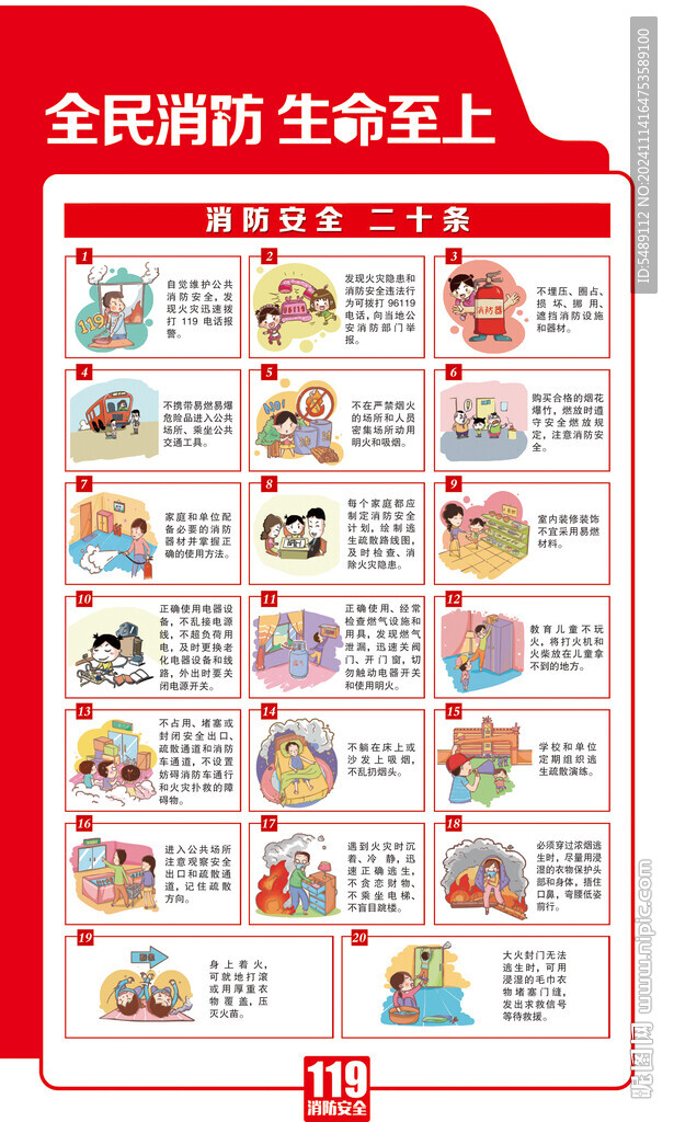 消防安全二十条