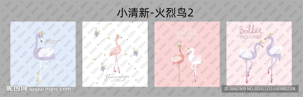 小清新火烈鸟