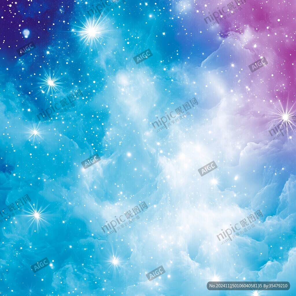 抽象背景浪漫星云