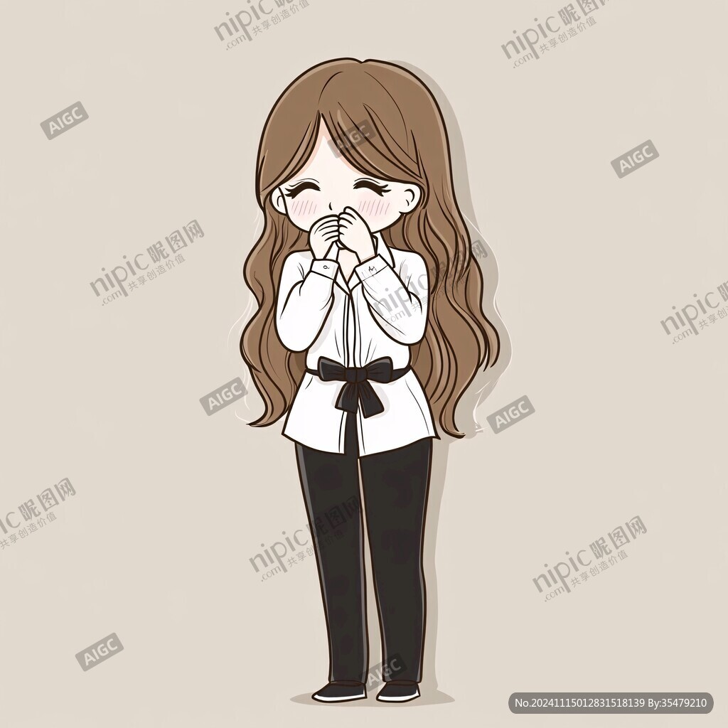 q版哭泣的小女孩