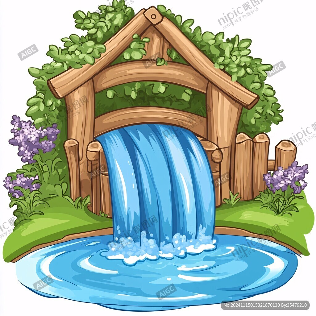 水站卡通
