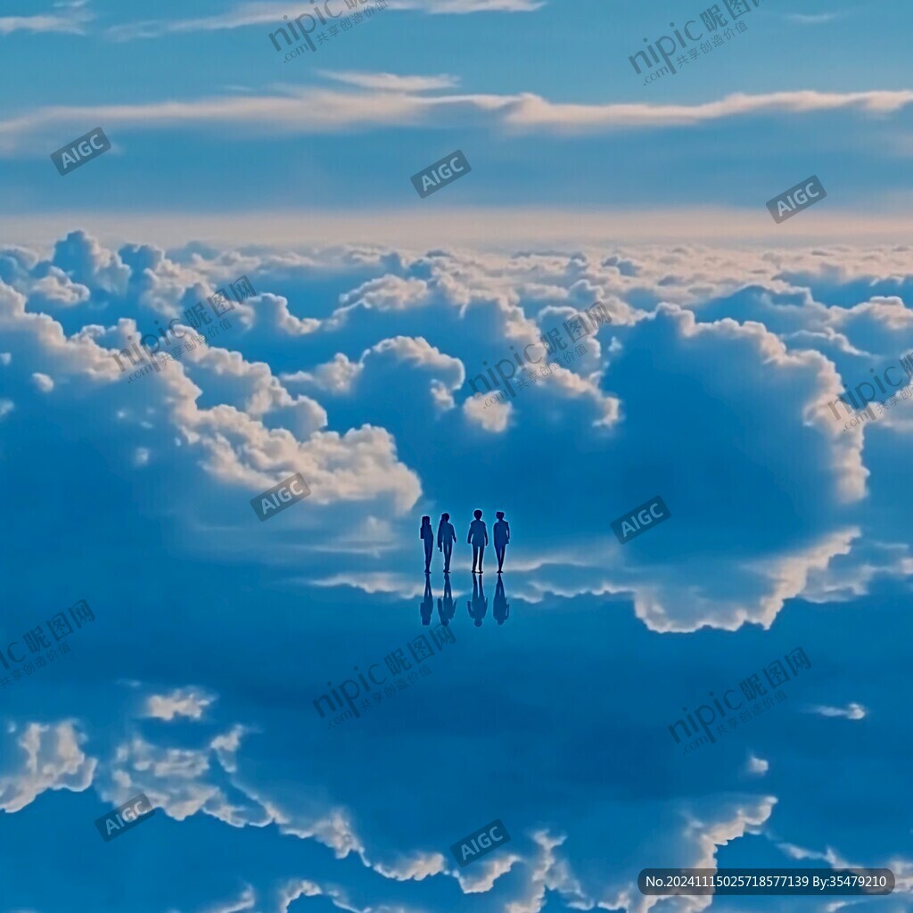 唯美意境天空之镜