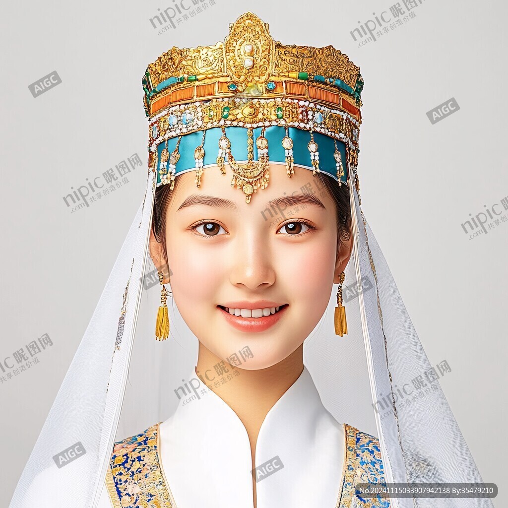 回族美女民族人物