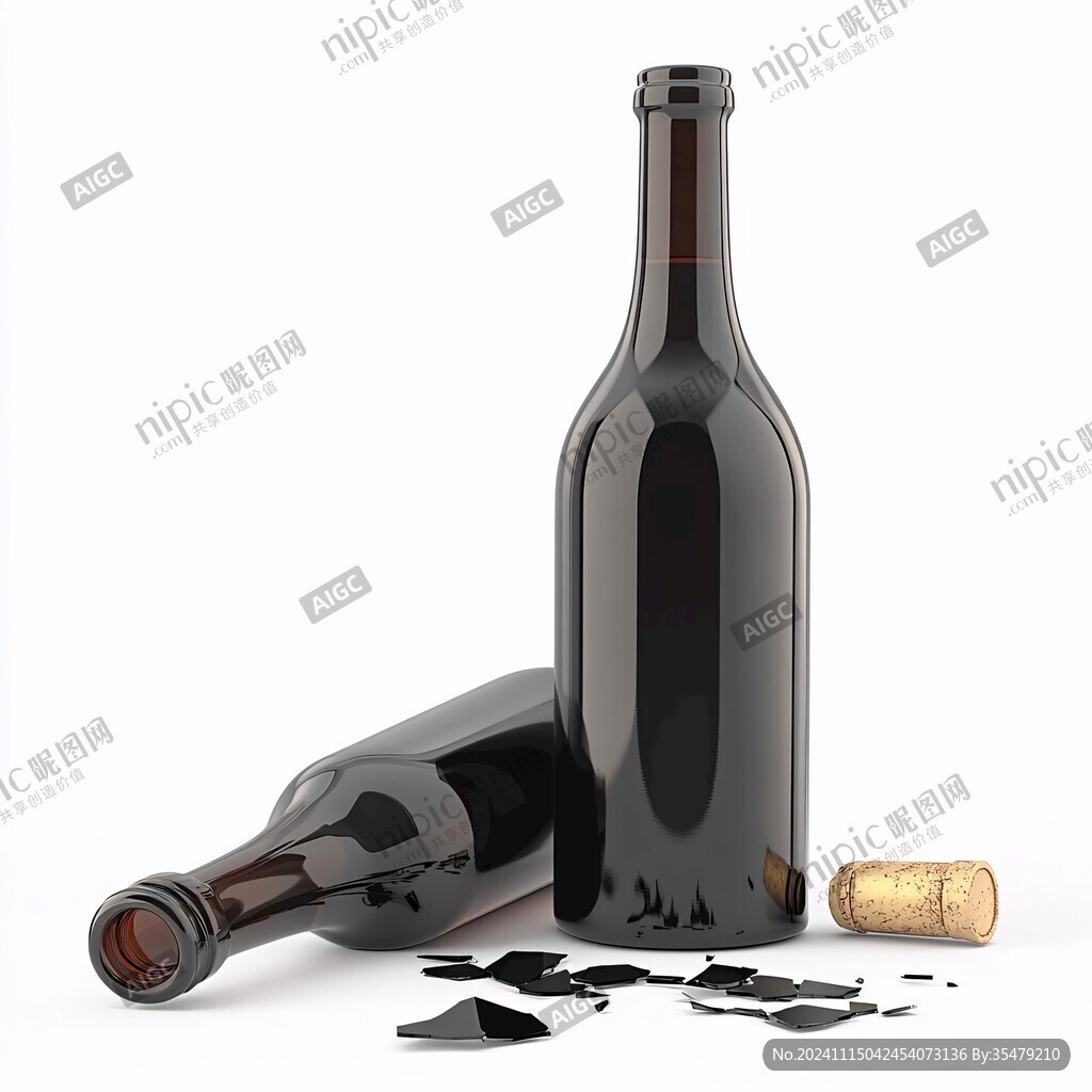 红酒瓶模型
