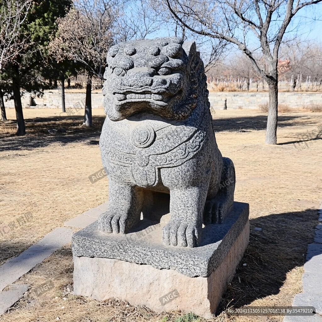 顺陵石走狮