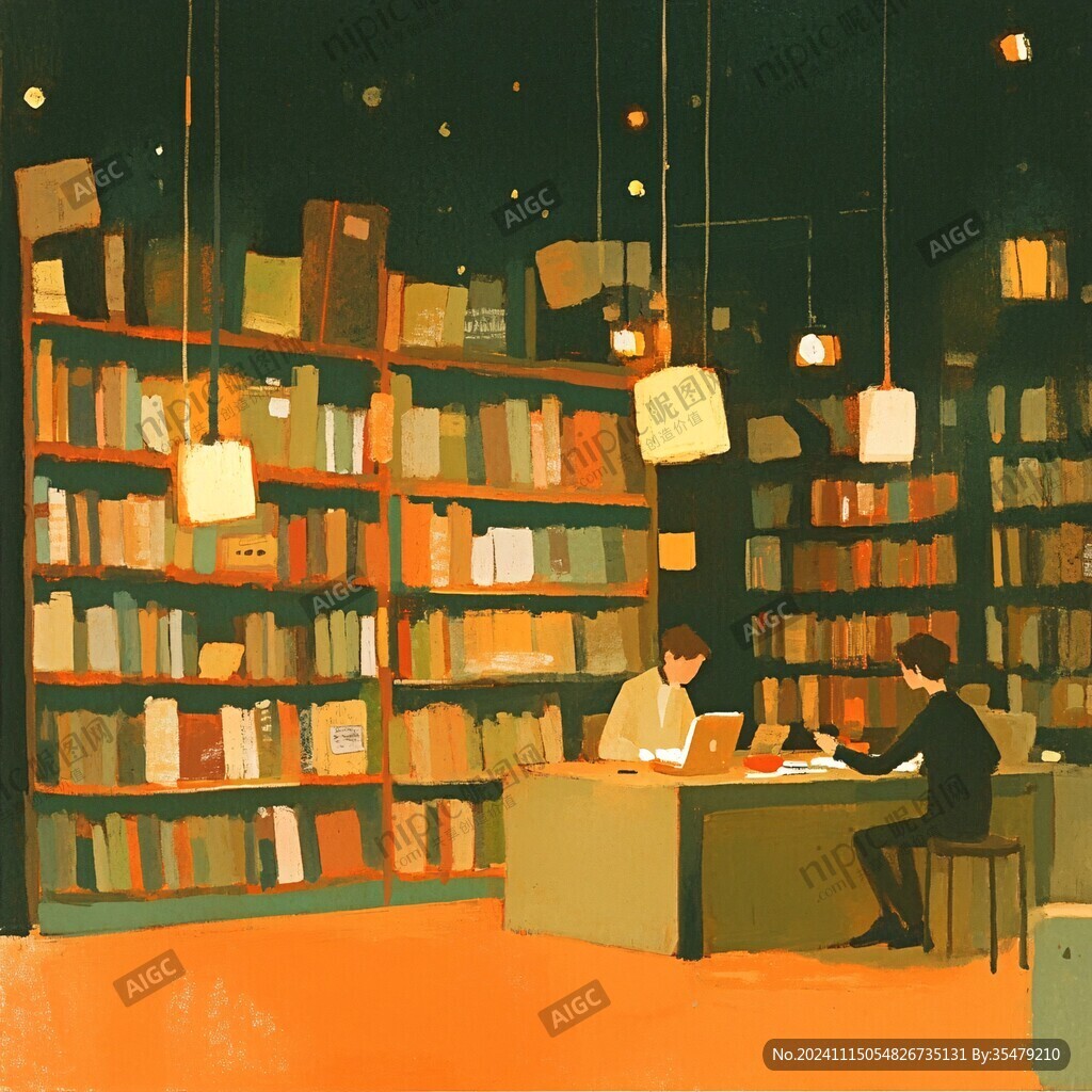 图书馆儿插