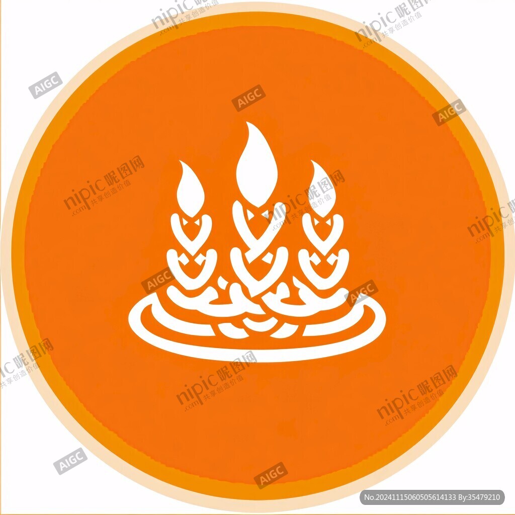 工艺蜡烛logo设计