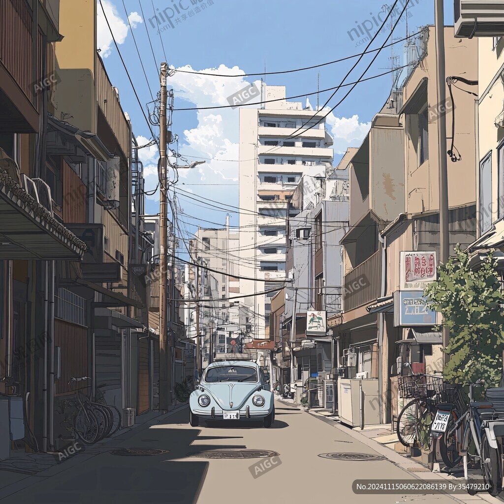 插画街道