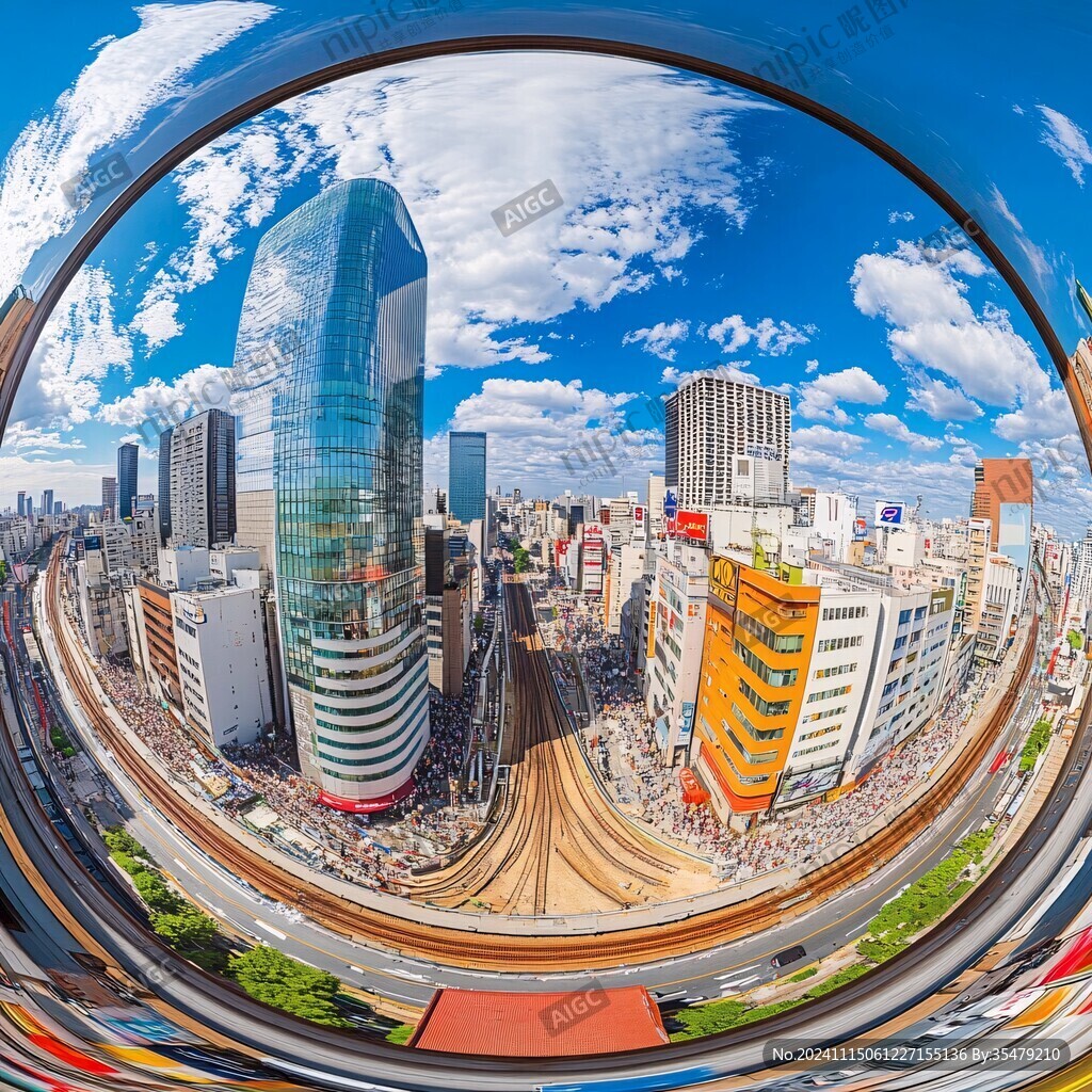 鱼眼城市中心