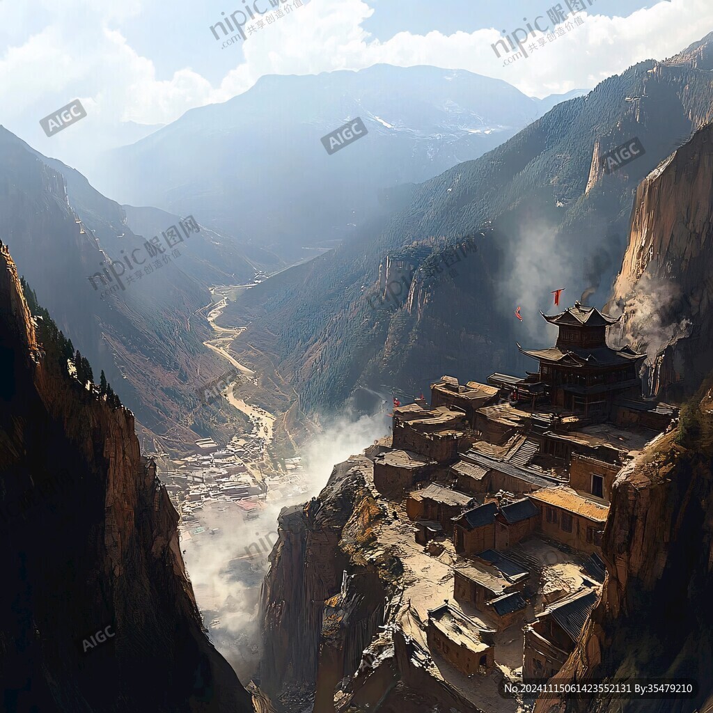 古风场景概念图