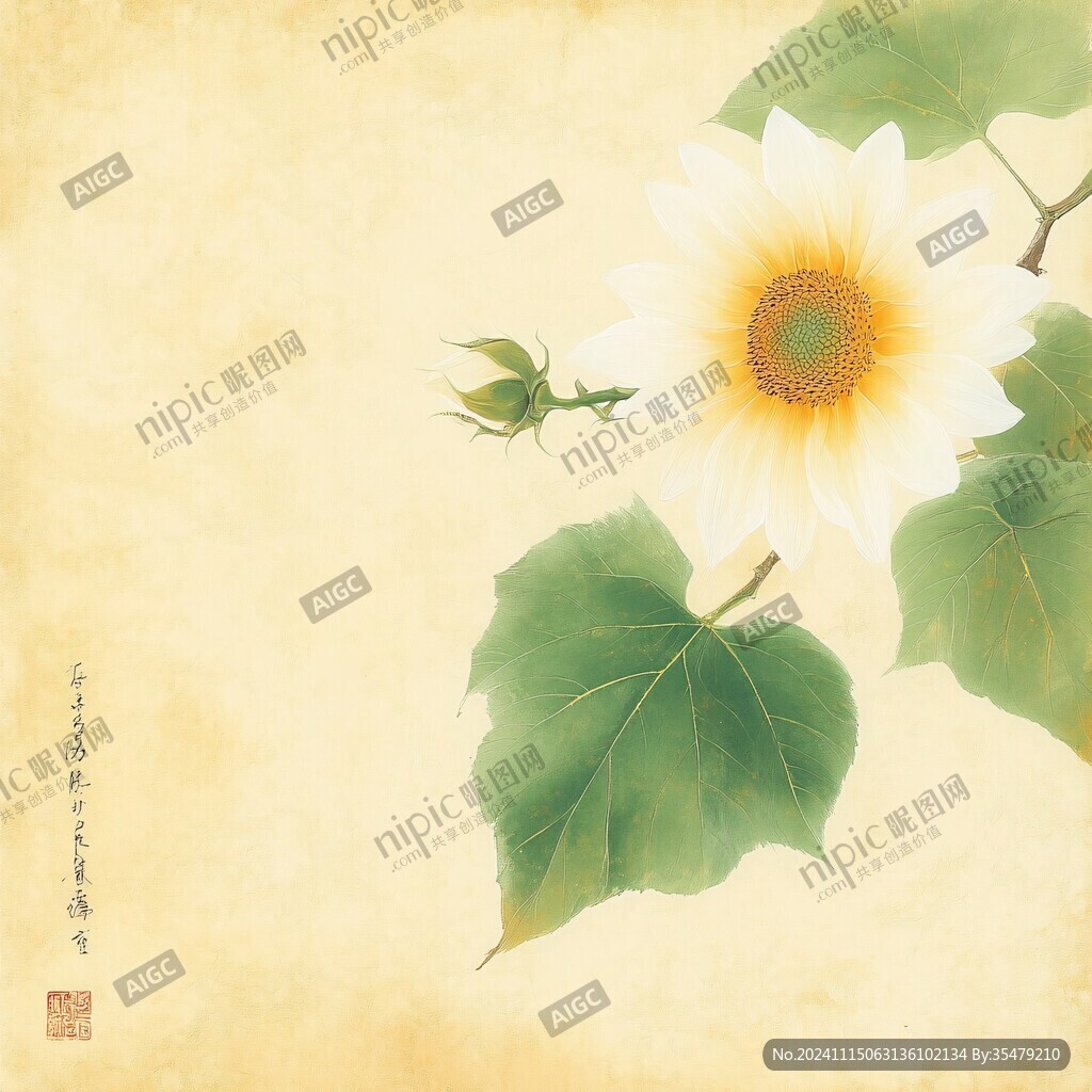 意境花虫图
