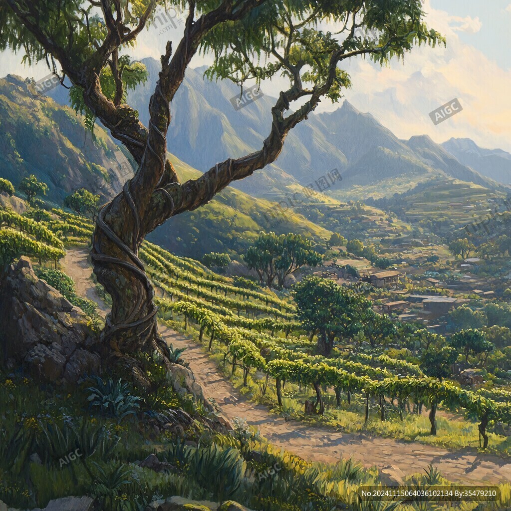 风景厚涂