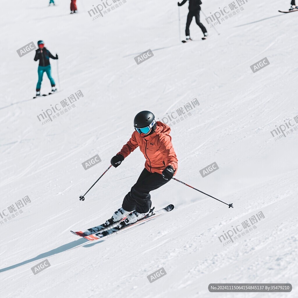 滑雪滑雪场户外运动