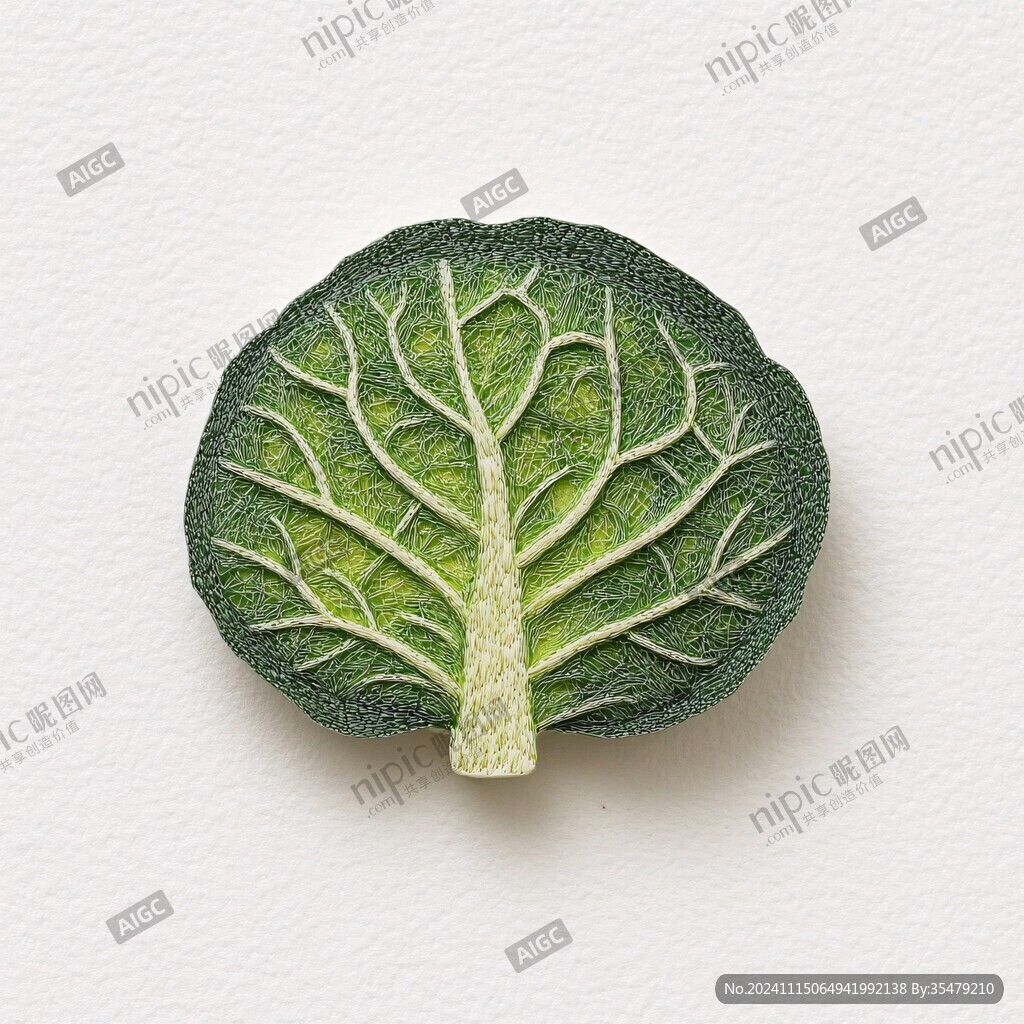 艺术感蔬菜图案设计