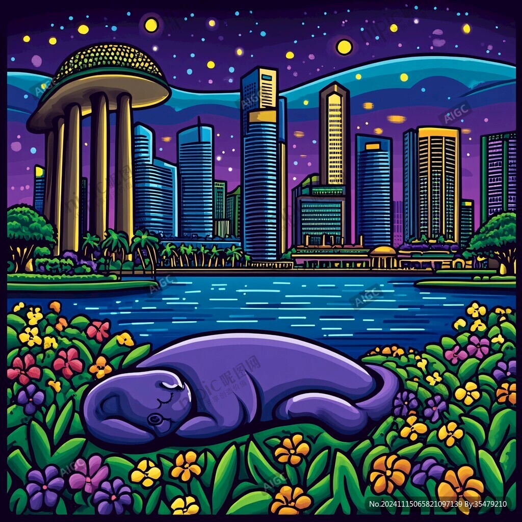 都市生态插画