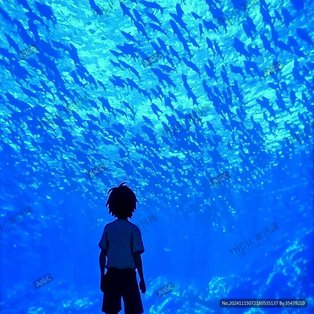 海底世界背影